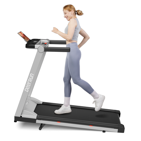 DeerRun A1 Pro Move+  6% Incline Foldable Treadmill——2025 Upgraded Chip & NFC Support | 350Lbs, 10mph
