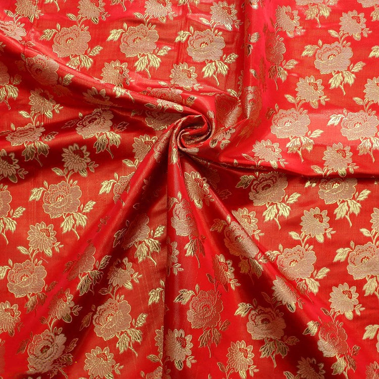 Lantern Jacquard Decorative Fabric – Colorful Polyester‑Cotton (150cm Wide)