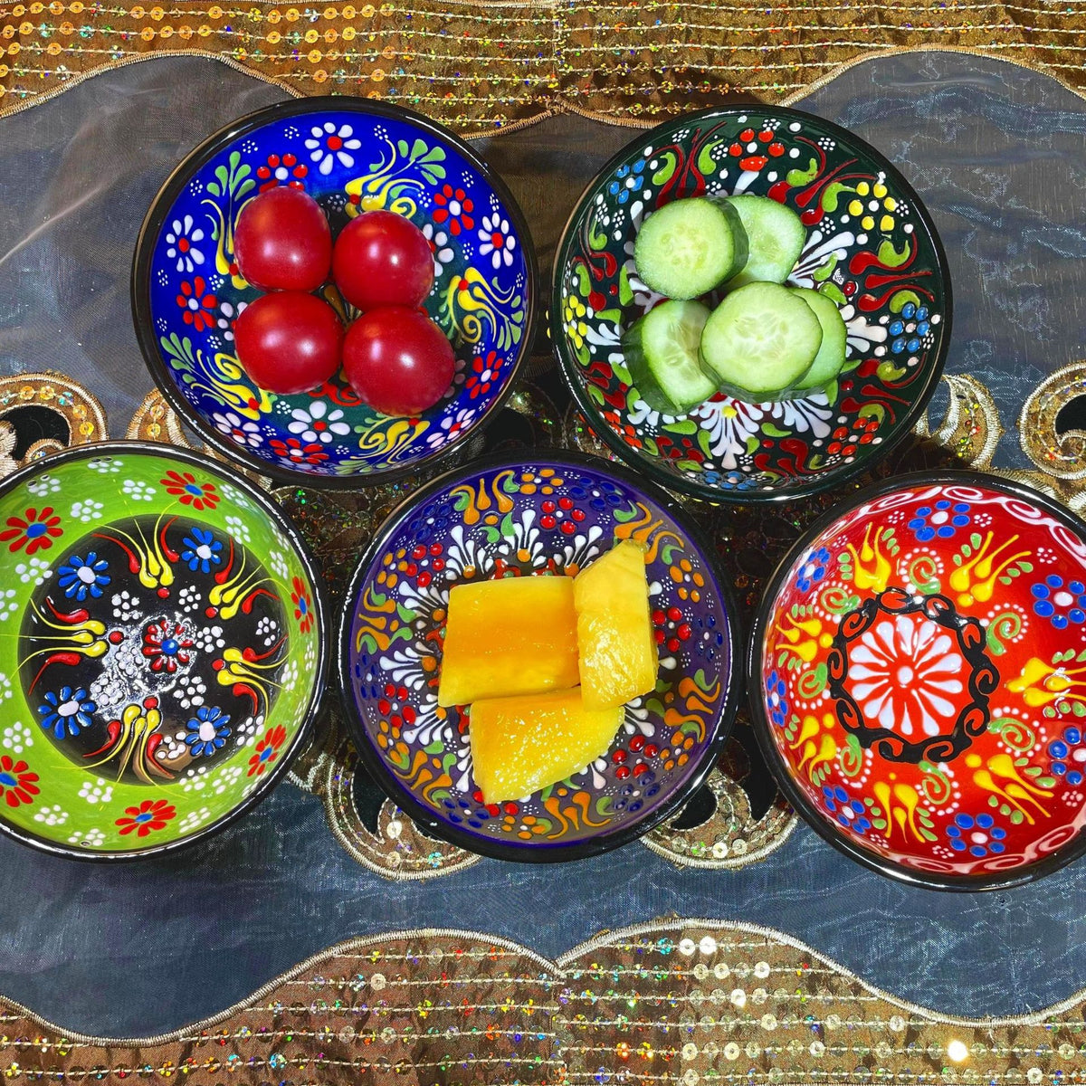 Turkish Ceramic Bowls For Household High-value Creative Tableware