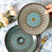 Vintage Japanese Style Ceramic Plates