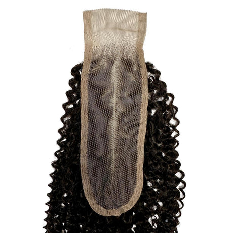 Jerry Curl 2x6 Transparent Lace Human Hair Closure