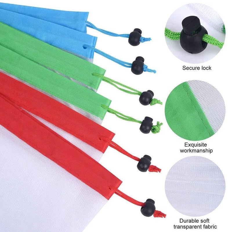3 Sizes Reusable Mesh Produce Bag