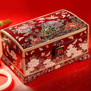 Mother‑of‑Pearl Jewelry Box – Hand‑Inlaid Abalone & Shell (Multiple Designs)