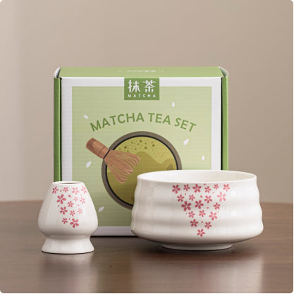 Ceramic Matcha Bowl Ceramic with Accessories