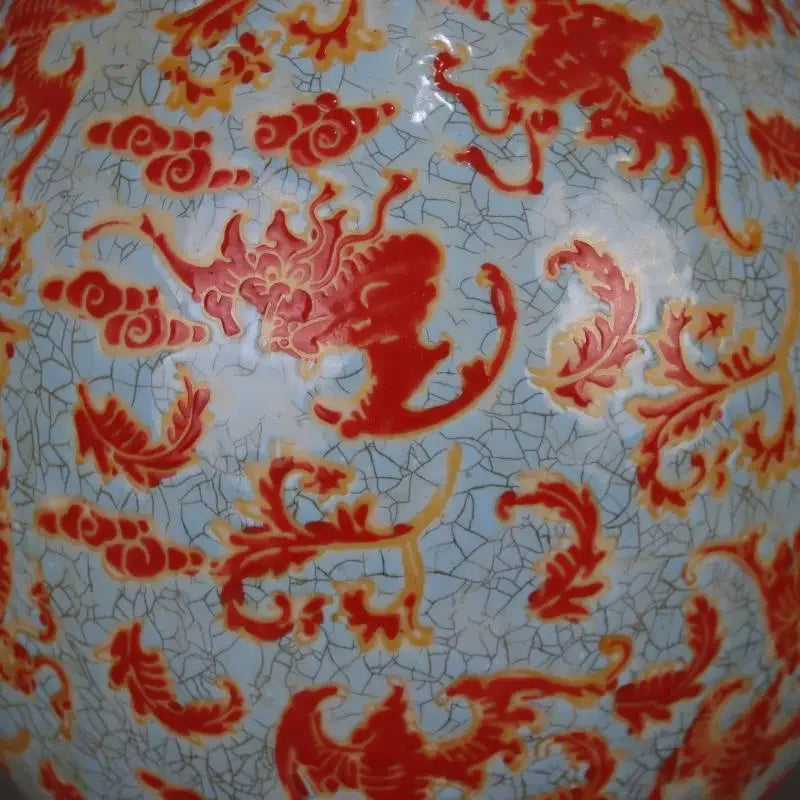 Qing Kangxi-Style “Baifu” Porcelain Bottle – Hand-Painted Luminous Vase