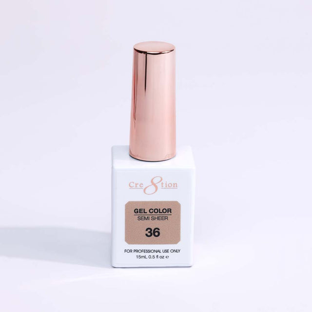 Cre8tion Gel Collection- Semi Sheer Gel Color 0.5 oz