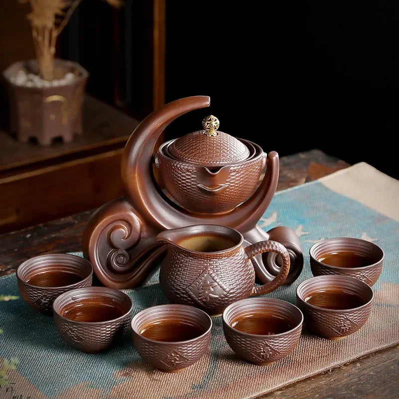 Chinese Portable Tea Set – Ceramic Travel Teapot & Cups in Carry Case