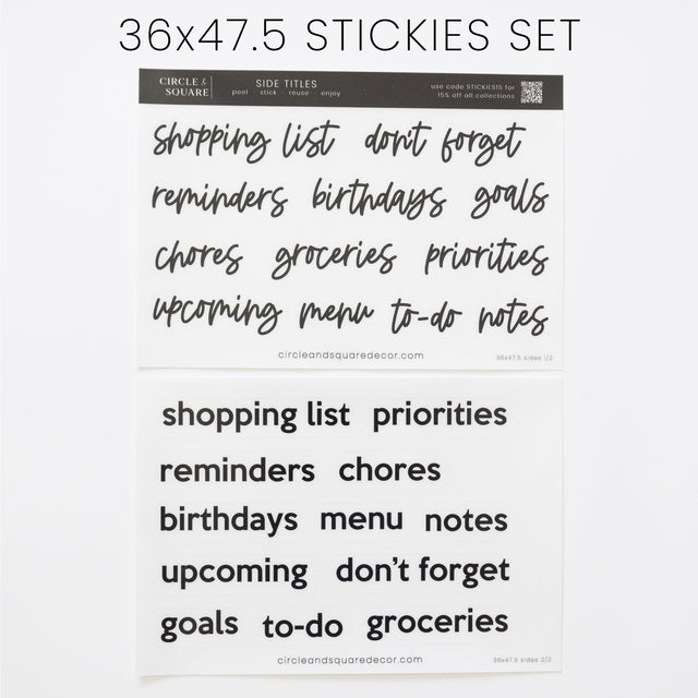 Ever Changing Acrylic Calendar | Minimalist Horizontal