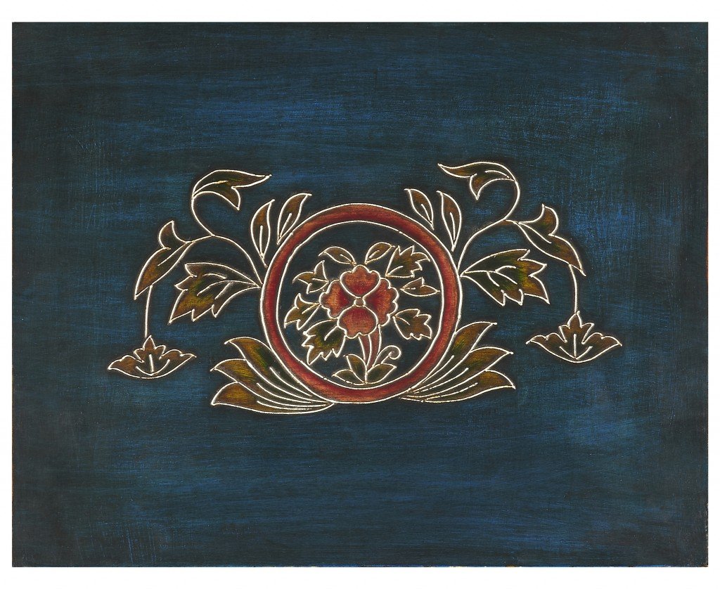 Beautiful Hand Painted 3 Drawer Accent Chest