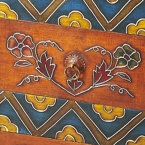 Beautiful Hand Painted 3 Drawer Accent Chest
