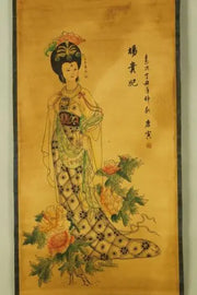 Chinese Belle Wall Art – Exquisite Antique-Style Beauty Painting