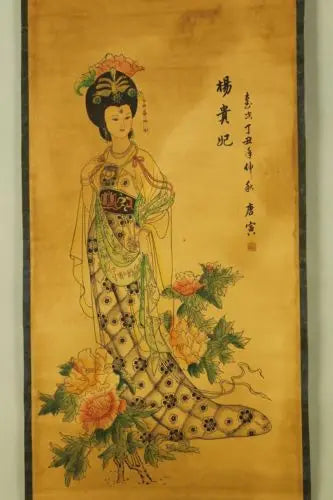 Chinese Belle Wall Art – Exquisite Antique-Style Beauty Painting
