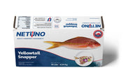 WILD CAUGHT YELLOW TAIL SNAPPER 1-2 POUNDS  (10 POUND BOX)