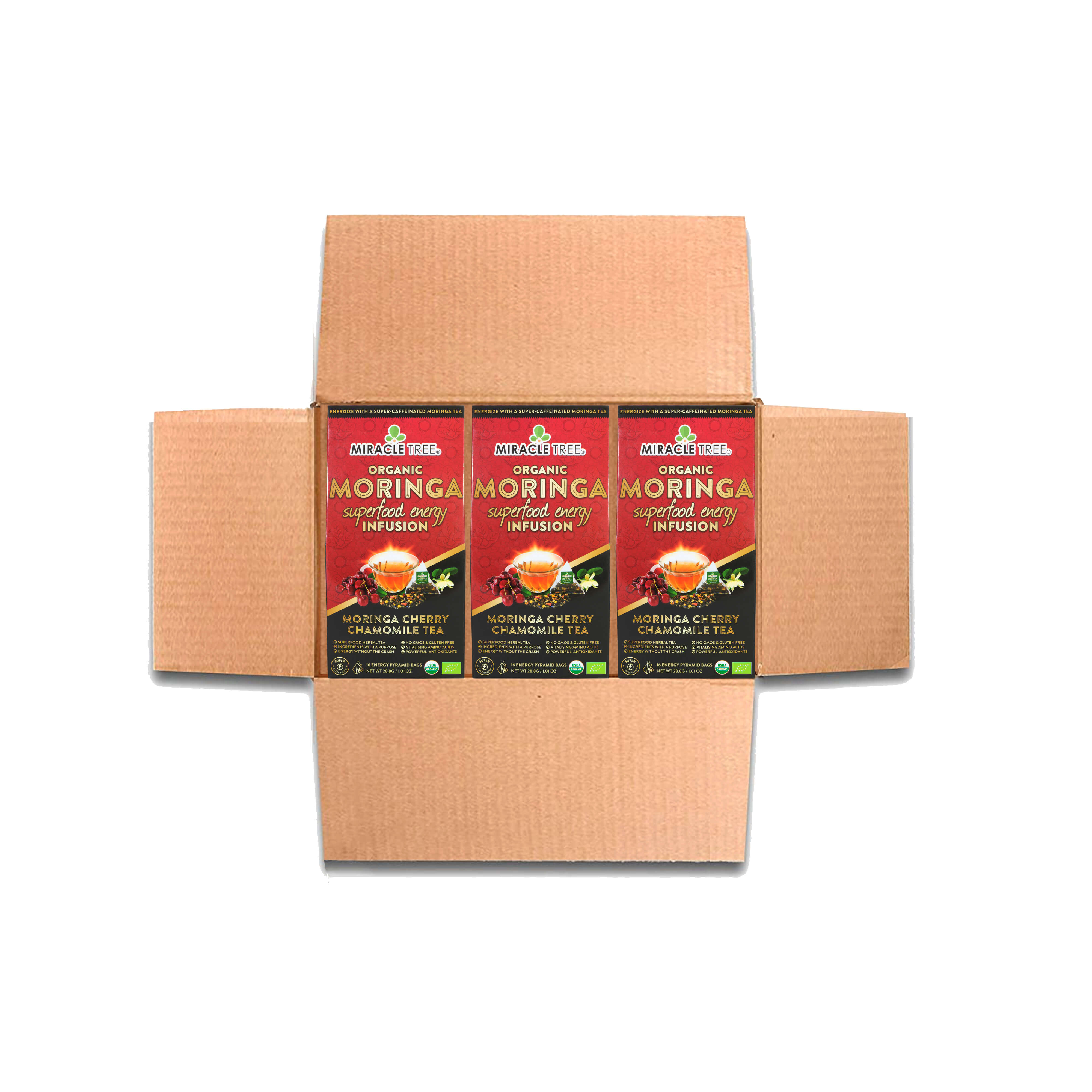Moringa Energy Tea, Cherry Chamomile