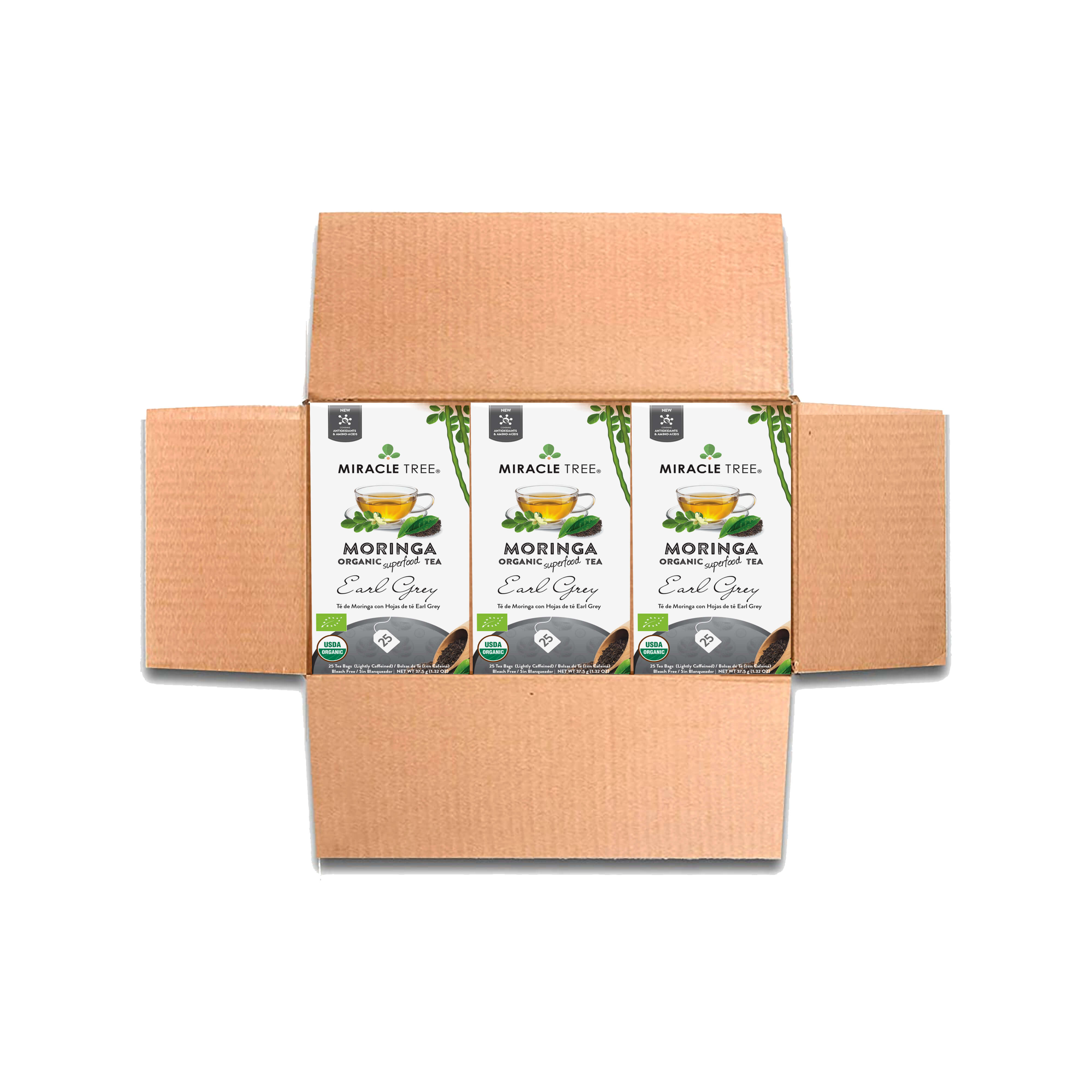 Organic Moringa Tea, Earl Grey