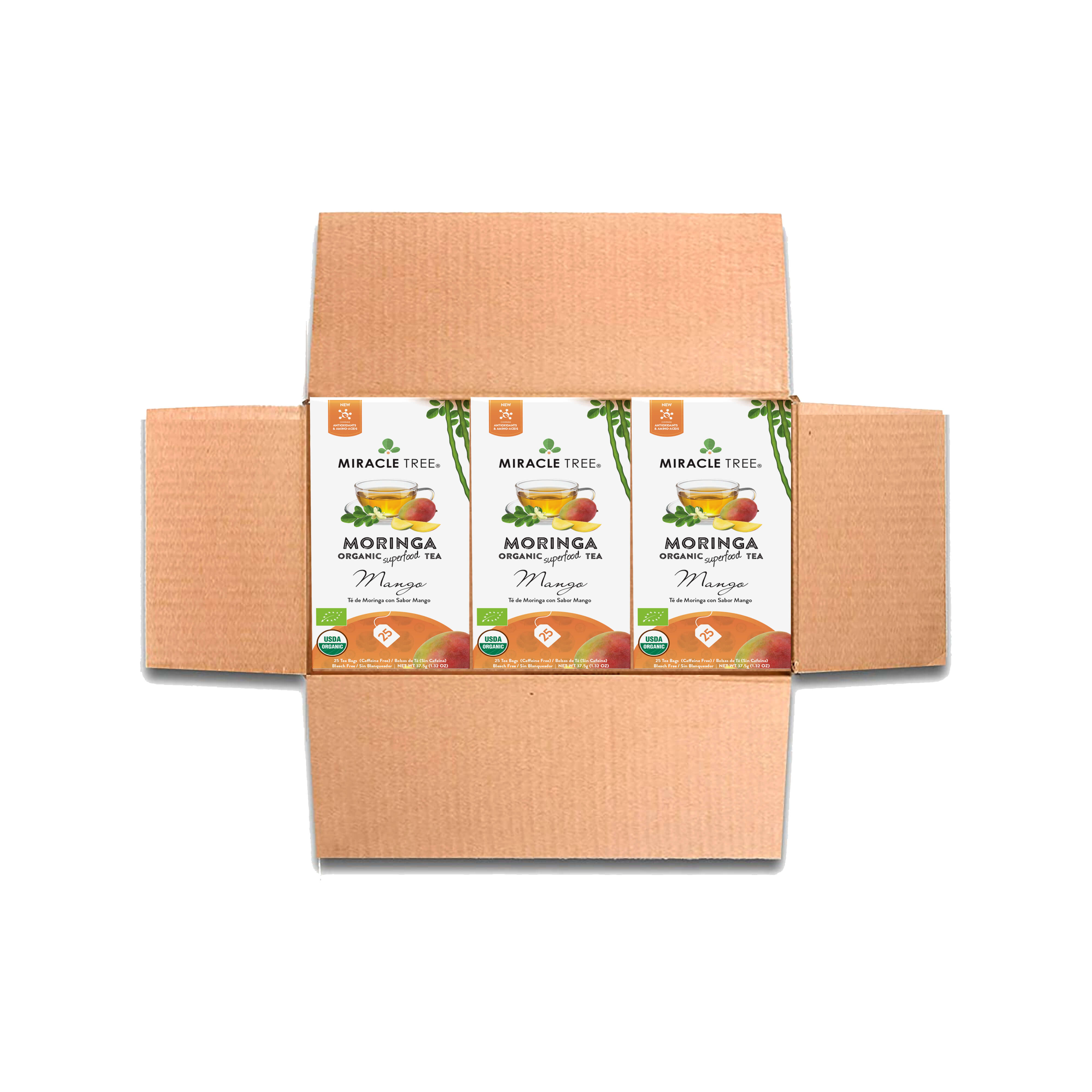 Organic Moringa Tea, Mango