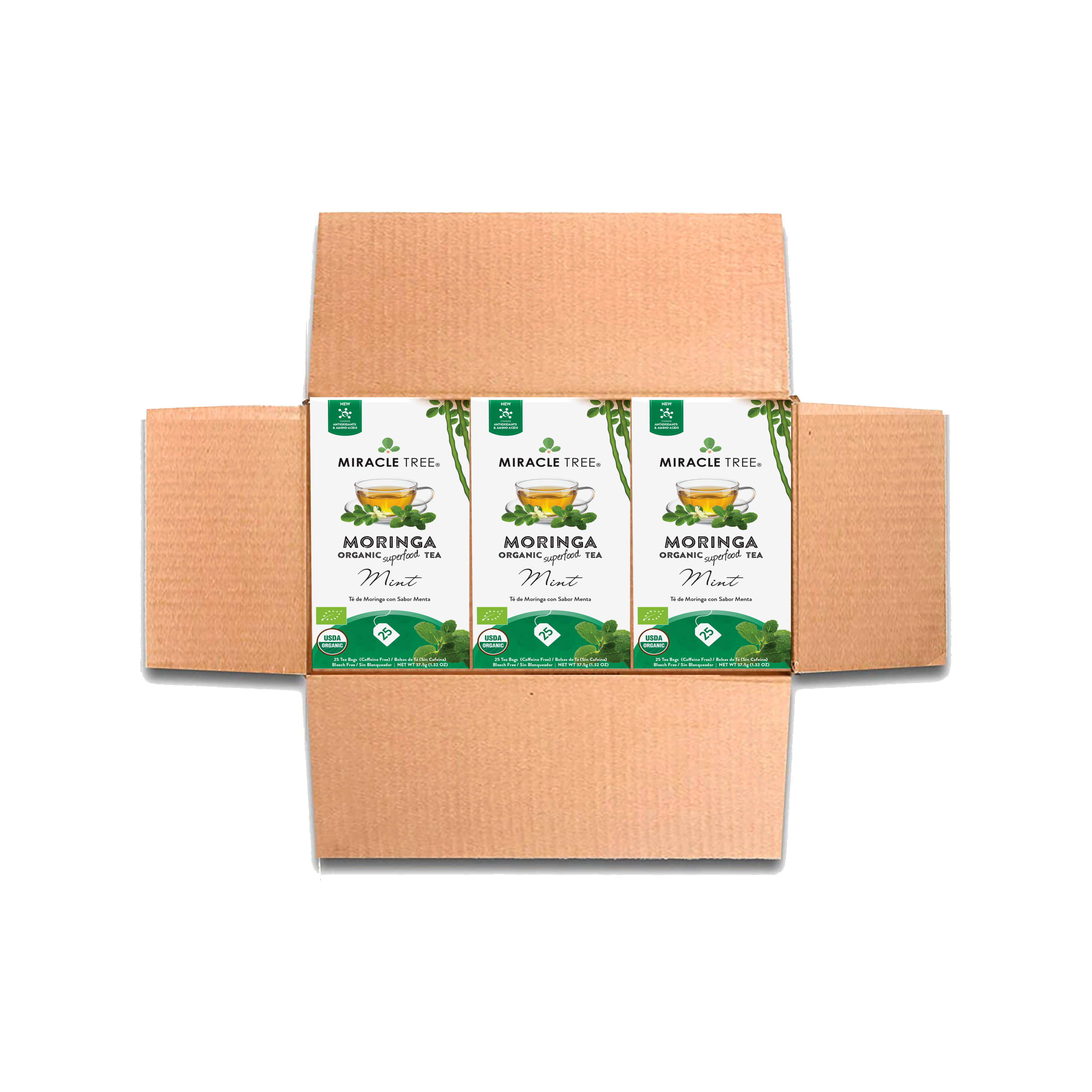 Organic Moringa Tea, Mint