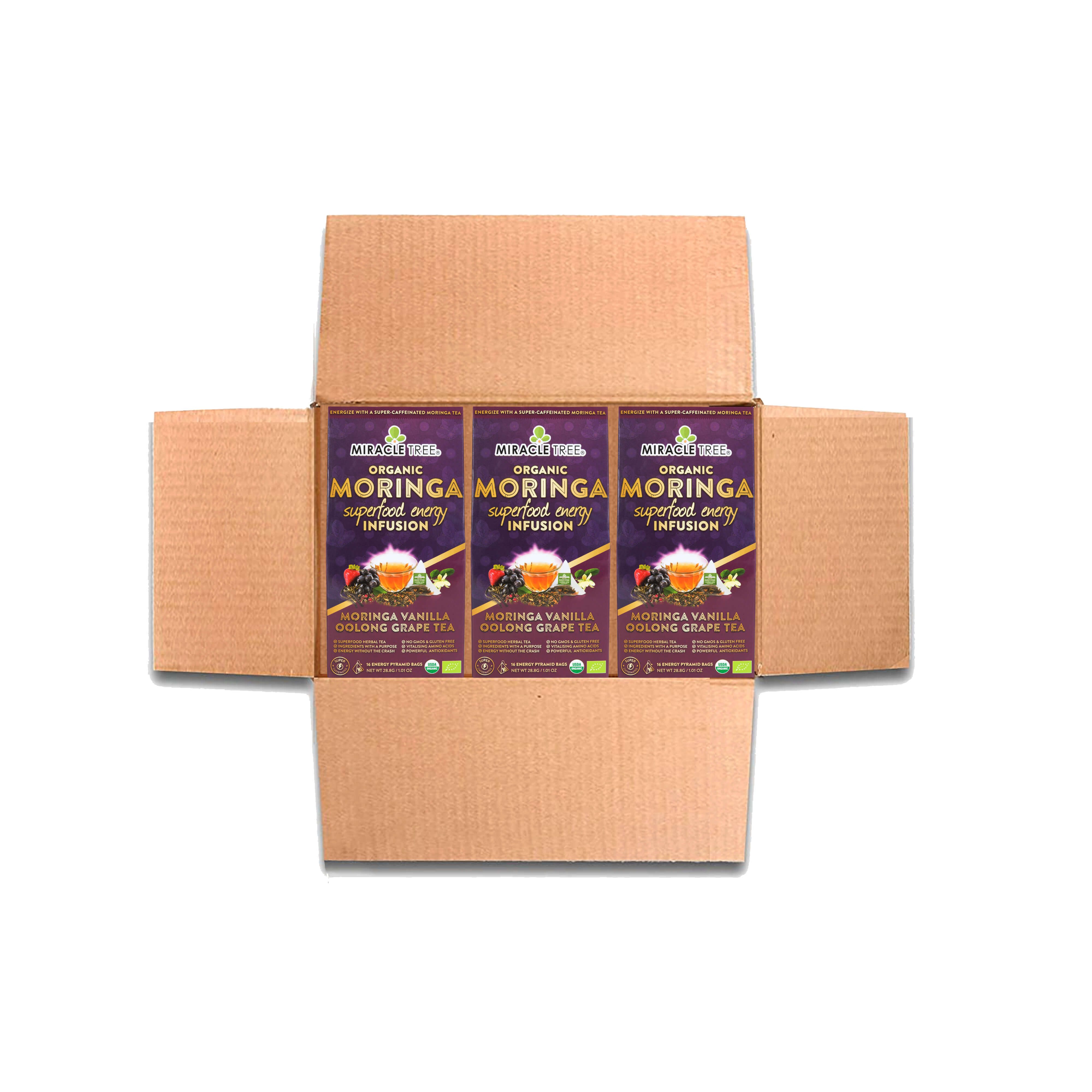 Moringa Energy Tea, Grape Vanilla