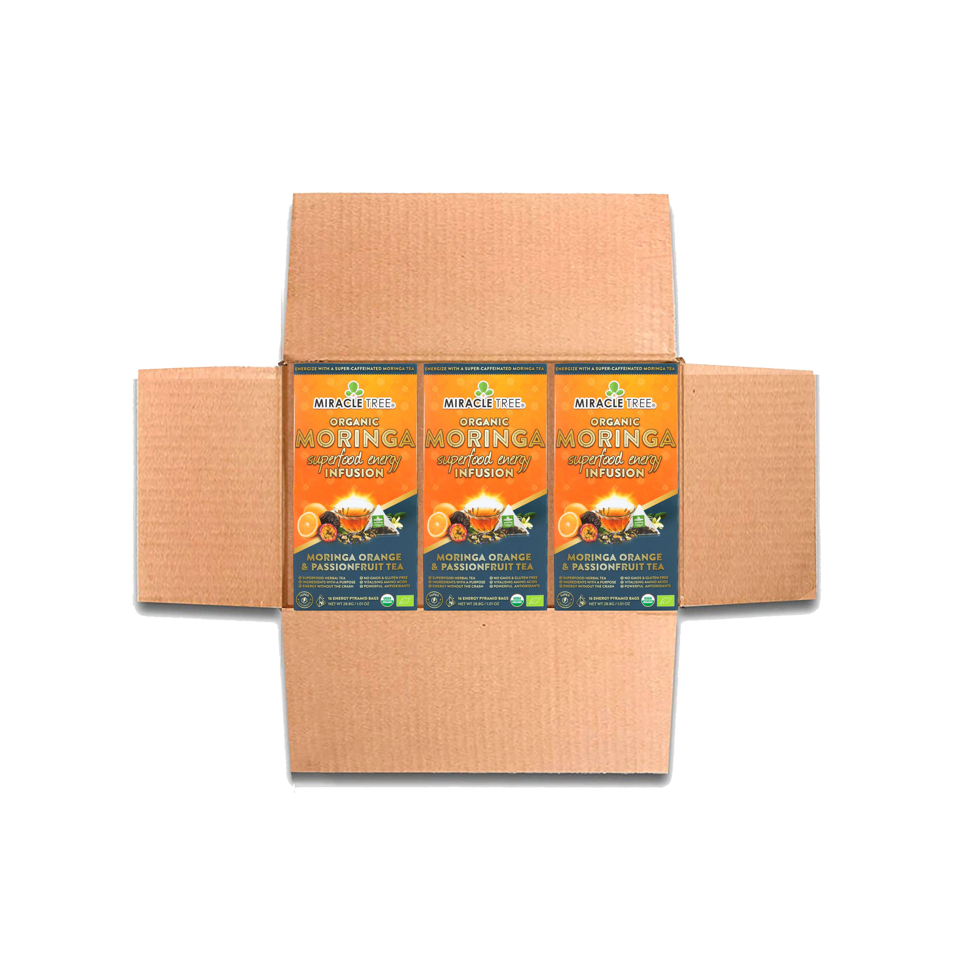 Moringa Energy Tea, Orange Passionfruit