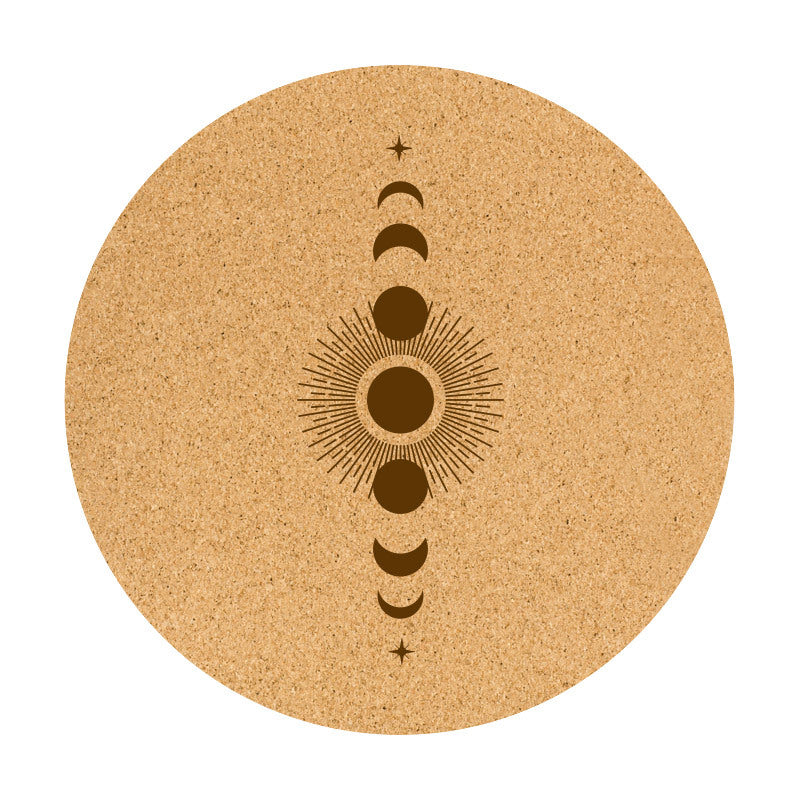 Cork & Natural Rubber Meditation Mat – Non-Slip Eco-Friendly Practice Surface