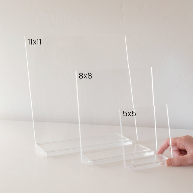 Be Kind Clear Acrylic Tabletop Sign