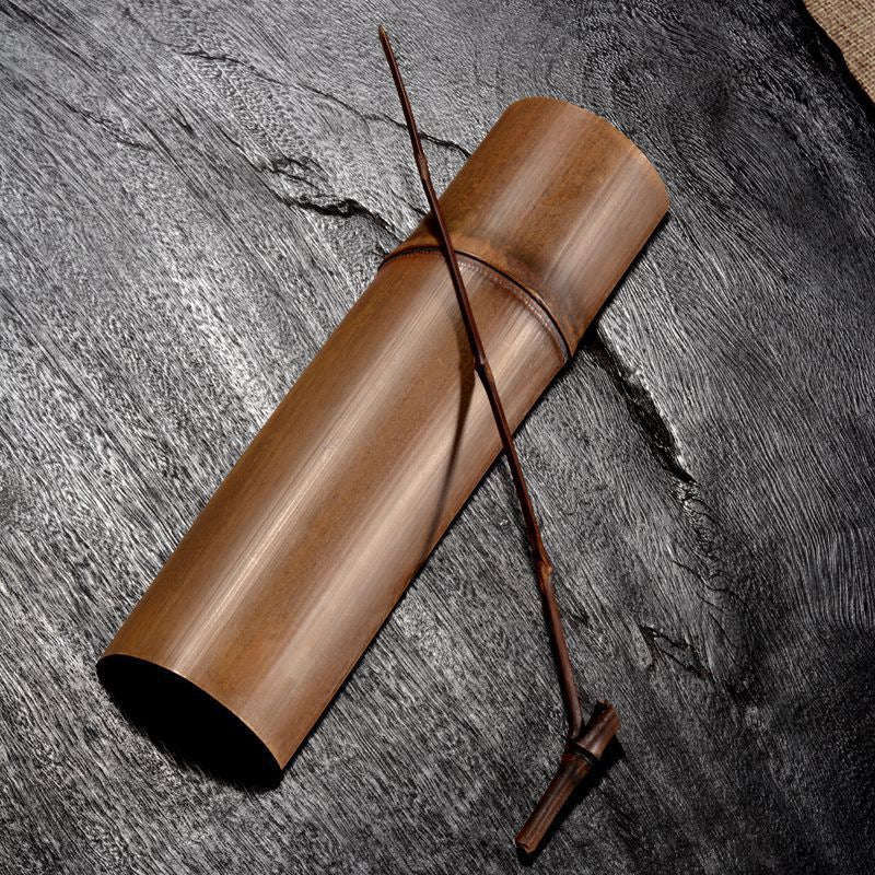 Chinese Zen Bamboo Tea Shovel Needle Lotus