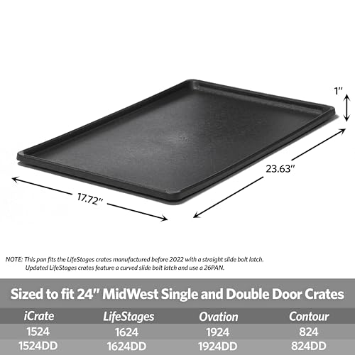 Replacement Dog Crate Pan for MidWest and New World Dog Crate