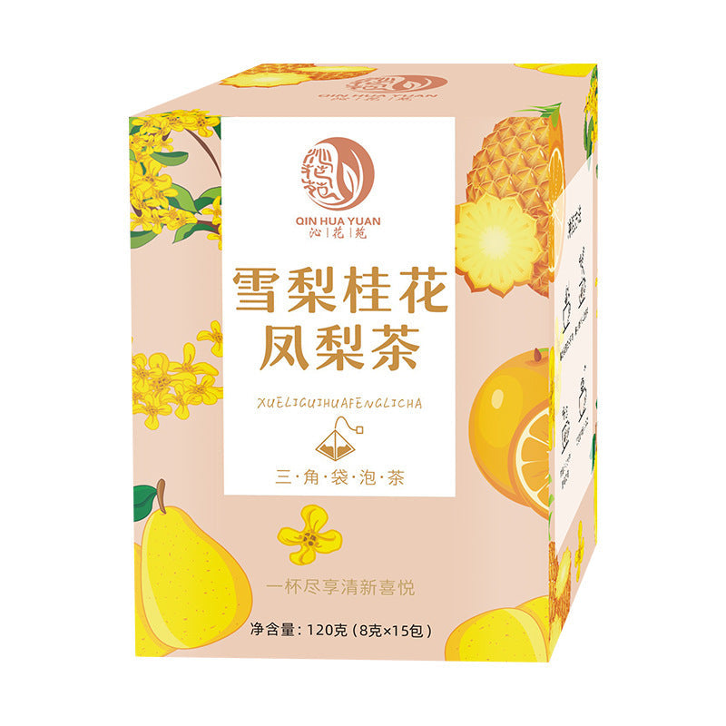 Pineapple Osmanthus Snow Pear Tea Triangle Dried Kumquat Osmanthus Snow Pear 15 Tea Bags