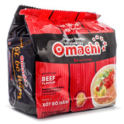 Omachi Instant Noodles Stewed Beef Flavor - 5pk 1 each