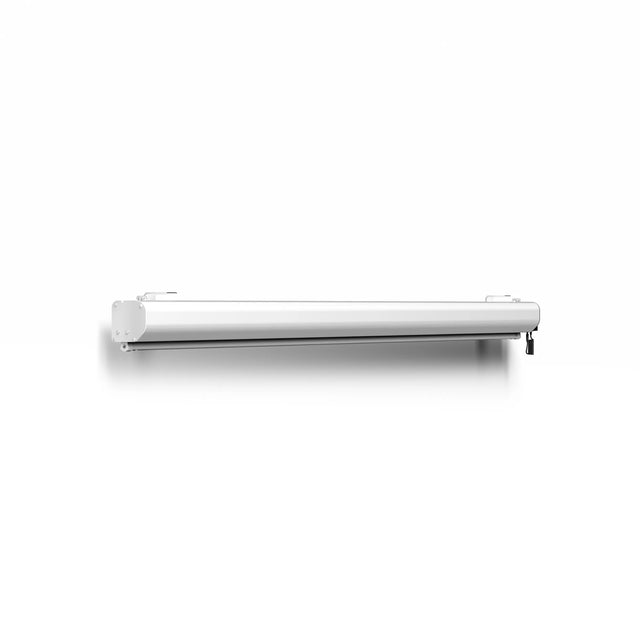 Valerion Backyard Weather Proof Motorized Drop Down Matte White Screen