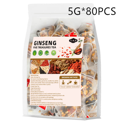 Ginseng Wubao Tea – Traditional Chinese Herbal Support Blend
