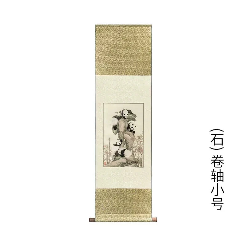 Shu Jiang Jin Yuan Silk Scroll – Framed Chinese Painting for Home Decor