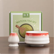 Ceramic Matcha Bowl Ceramic with Accessories