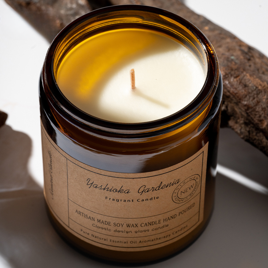 Cream / Palm Candle Fragrance Essential-Oil-Inspired Scented Candle, Low-Smoke Soy Wax Blend, High-End Aromatic Souvenir Candle for Home Décor, Gifting & Everyday Ambience