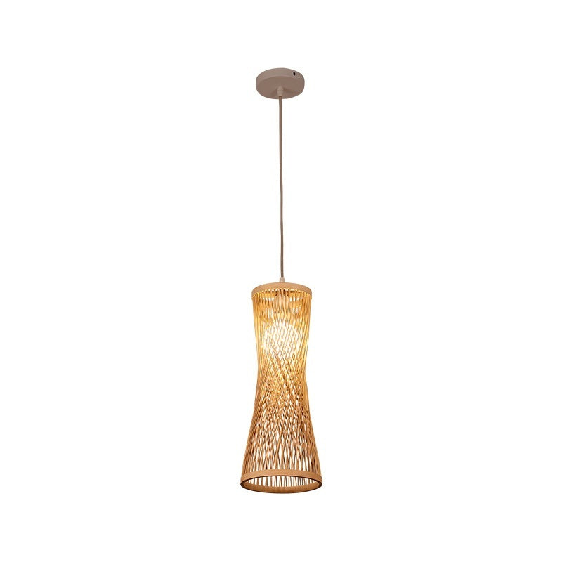 Chinese Style Bamboo Artwork Chandelier