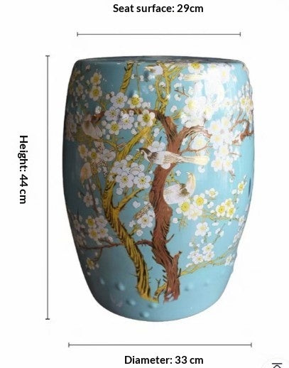 Gilded Blossom: A Hand-Painted Ceramic Masterpiece
