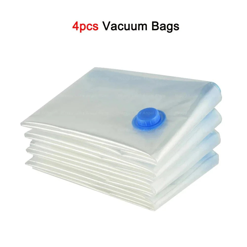 4PCS Reusable Vacuum Storage Bag