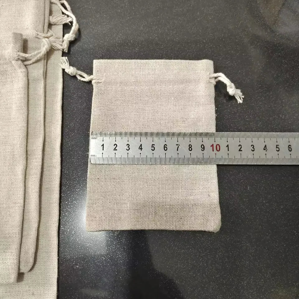 50pcs/lot Burlap Gift Bags
