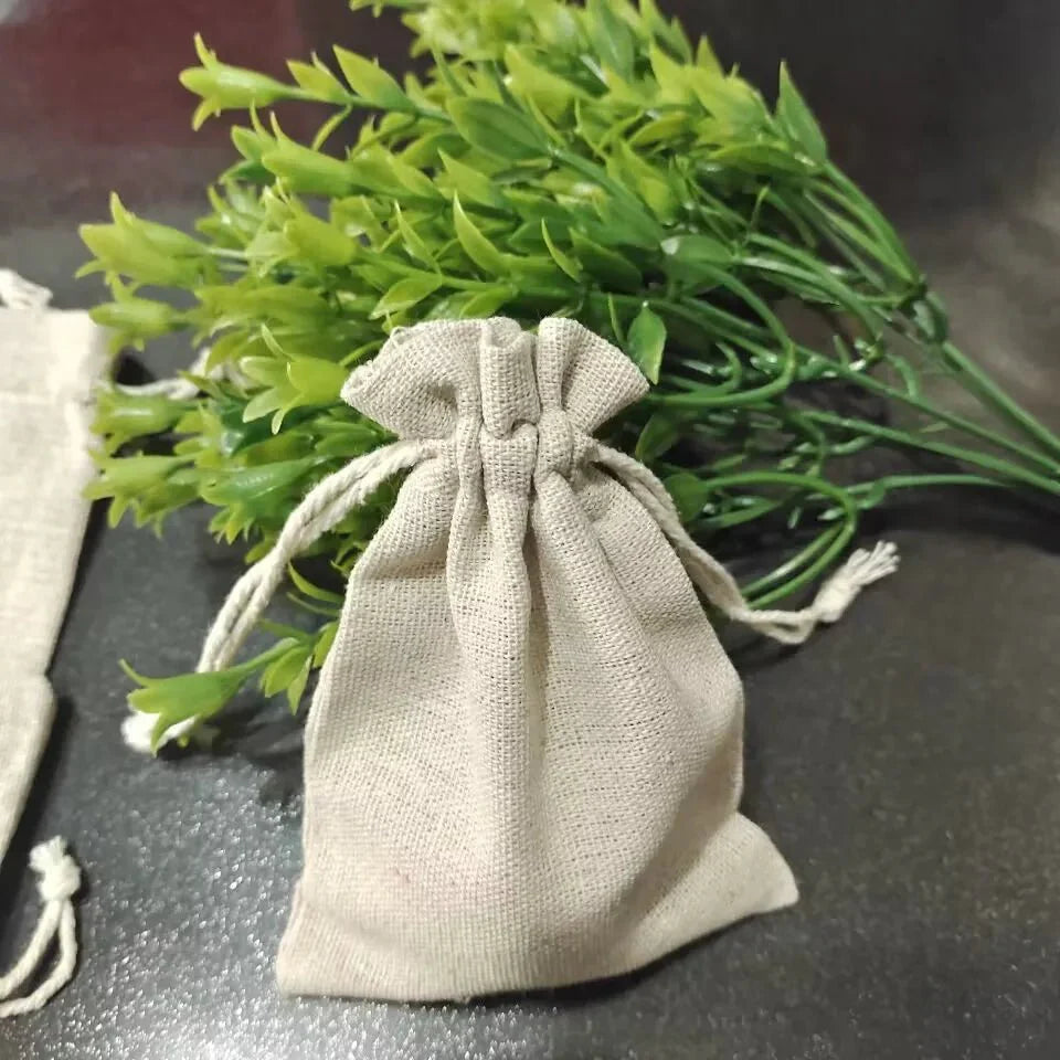 50pcs/lot Burlap Gift Bags