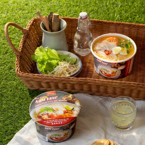 SIMPLY FOOD Instant Phnom Penh Rice Noodles (Hủ Tiếu Nam Vang) - 9 BOWLS/ 75g