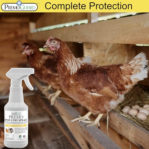 Poultry Spray 32 oz | Plant Based Natural Non-Toxic | By Premo Guard
