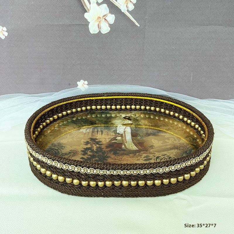 Handmade Hemp Rope Tea Tray