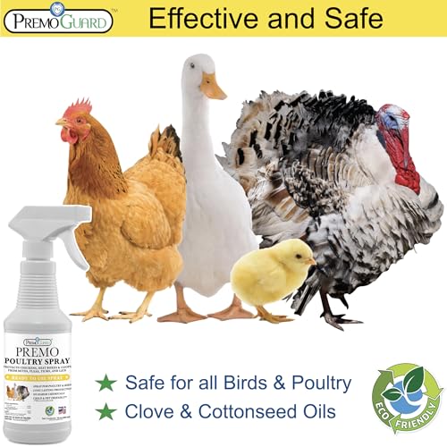 Poultry Spray 32 oz | Plant Based Natural Non-Toxic | By Premo Guard