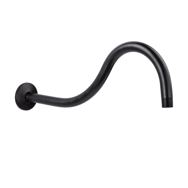 16 in. High-Arc Hook Shower Head Extension Arm (Oil-Rubbed Bronze Finish)