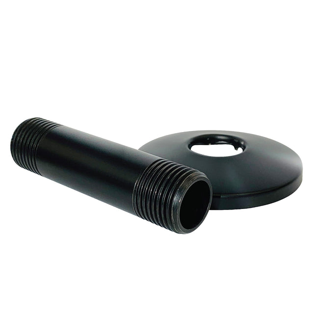 3 in. Shower Arm for Ceiling-Mounted Rainfall Showerhead (Black Finish)