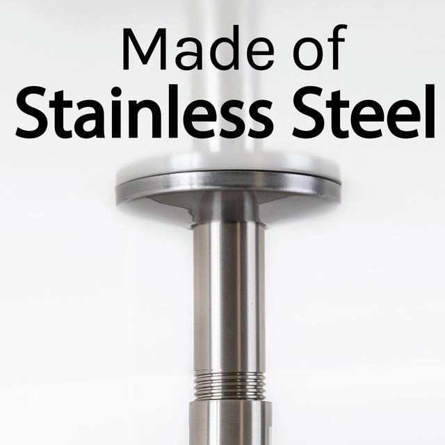 3 in. Shower Arm for Ceiling-Mounted Rainfall Showerhead (Brushed Nickel Finish)