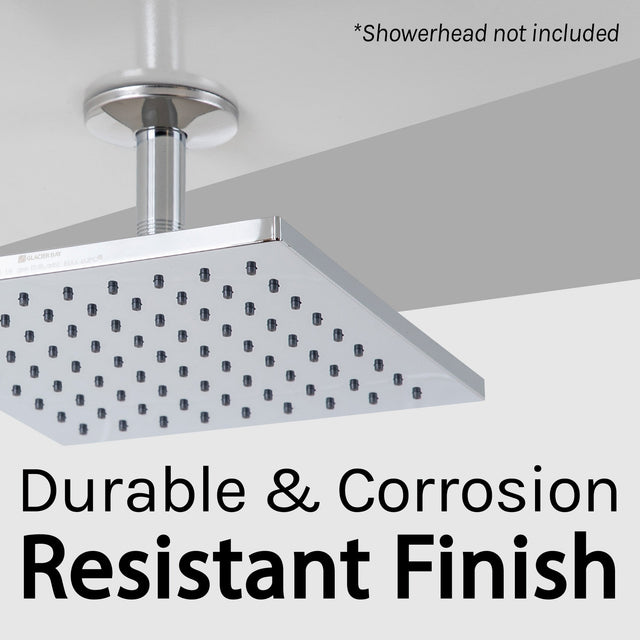 3 in. Shower Arm for Ceiling-Mounted Rainfall Showerhead (Chrome Finish)