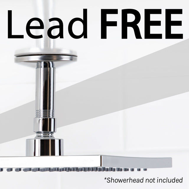 3 in. Shower Arm for Ceiling-Mounted Rainfall Showerhead (Chrome Finish)