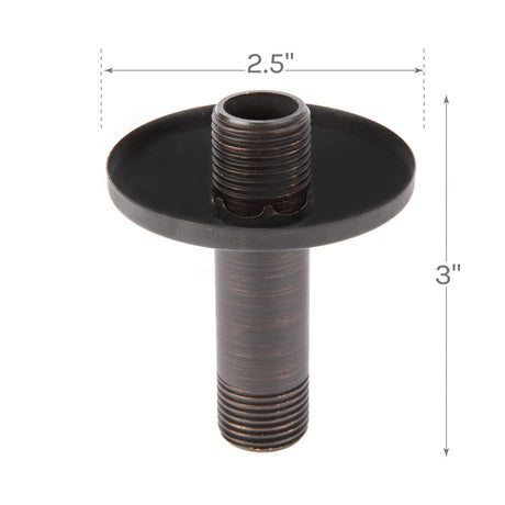 3 in. Shower Arm for Ceiling-Mounted Rainfall Showerhead (Oil-Rubbed Bronze Finish)