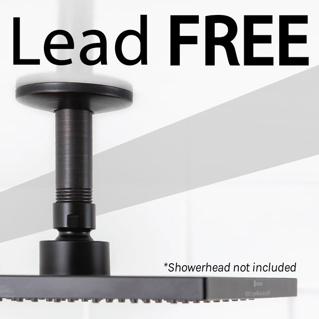 3 in. Shower Arm for Ceiling-Mounted Rainfall Showerhead (Oil-Rubbed Bronze Finish)